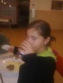 Barbora si zlomila prst